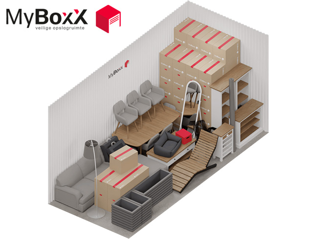 MyBoxx huren van opslagruimte